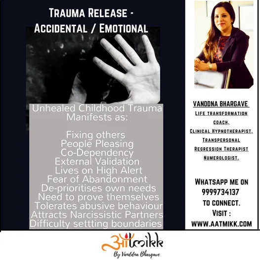 Trauma Release – Accidental / Emotional | Aatmikk